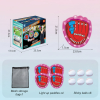 FlexiCatch – Zacht & Speels – Sticky Sportballen Softbal / Roze / 6 | Educatief Speelgoed