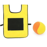Sticky Shot – Gooien & Plakken – Sportief Plak Vest Geel / Klein (Kinder) | Educatief Speelgoed