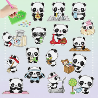GemArt – Schattig & Glanzend – Diamant Painting Stickers Panda | Educatief Speelgoed