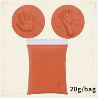 Baby Imprint Clay Kit – Herinnering & Uniek – Klei Afdruk Set Oranje – Starter set | Educatief Speelgoed
