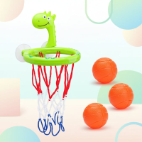 BathBounce – Interactief & Leuk – Basketbal in Bad Speelset Groene dinosaurus | Educatief Speelgoed