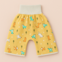 Baby Training Pants™   Zindelijkheidstraining met een twist   Oefenbroek Broekje / Geel hondjes / M (0 3 jaar) | Educatief Speelgoed