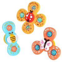 Bath Spinner Set™   In bad of de auto   Zuigsnap Spinners Insect (3 stuks) | Educatief Speelgoed