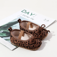 TinyStyle – Schattig & Elegant – Baby Meisjes Schoentjes met Luipaardprint Bruin / 18 (12–18 maanden) | Educatief Speelgoed
