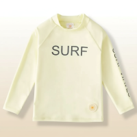 SunShield – Beschermend & Soepel – Kinder SurfShirt met Lange Mouwen en UPF 50+ Crème / Gebroken wit / 150 (10–11 jaar) | Educatief Speelgoed