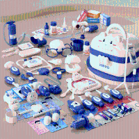 Hippo Doctors Set™   Mini Dokters in Actie   Speelgoed Doktersset 72 stuks / Blauw | Educatief Speelgoed