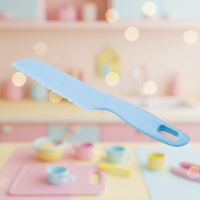 MiniChef – Veilig & Kindvriendelijk – Kinder Snijmes Lichtblauw | Educatief Speelgoed
