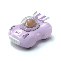 Push Car™ – Flitsend Raceplezier – Speelgoedauto Licht Paars | Educatief Speelgoed