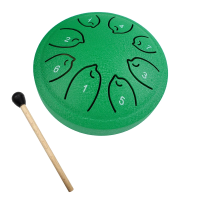 TinyHarmony – Compact & Muzikaal – 8 Noten Tongue Drum Groen | Educatief Speelgoed