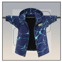 Reversible Kids Jacket – Waterdicht & Winddicht – Lichtgewicht Jas Eenzijdig groen / 170 (13–14 jaar) | Educatief Speelgoed