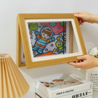 LittleGallery – Leuk & Educatief – Kunstframe A4 Bruin | Educatief Speelgoed
