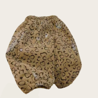 MiniTrousers – Warm & Zacht – Kinder Corduroy Broek met Fleecevoering Bruin Hart / 140 (8–9 jaar) | Educatief Speelgoed