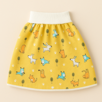 Baby Training Pants™   Zindelijkheidstraining met een twist   Oefenbroek Rokje / Geel hondjes / L (3 6 jaar) | Educatief Speelgoed