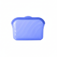 MealSaver – Praktisch & Herbruikbaar – Siliconen Bewaarzak voor Voedsel Blauw / Klein | Educatief Speelgoed