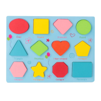 SmartBoard – Kleurrijk & Educatief – Montessori Cijfer & Letter Leerpuzzel Vormen | Educatief Speelgoed