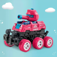 TankHero – Actief & Robuust – Speelgoedtank met Schietfunctie Rood / Nee | Educatief Speelgoed
