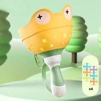 Flying Disc Set™   Lanceren en Lachen   Frisbee Catapult Geel | Educatief Speelgoed