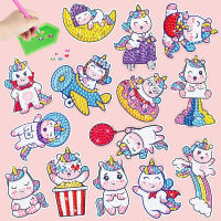 GemArt – Schattig & Glanzend – Diamant Painting Stickers Eenhoorn B | Educatief Speelgoed