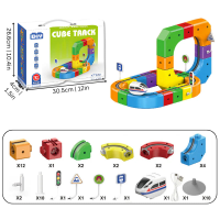 DIY Cube Track – Creatief & Actief – Creatieve DIY Treinbaan 51 stuks | Educatief Speelgoed