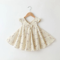 Mini Fashion™   Speels & Elegant   Meisjes Zomer Jurk Lavendel Bloemig / 80 (12 18 maanden) | Educatief Speelgoed