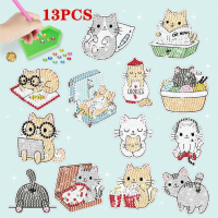 GemArt – Schattig & Glanzend – Diamant Painting Stickers Katten B | Educatief Speelgoed
