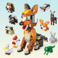 BlockCraft – Educatief & Leuk – ConstructieSet Huisdieren | Educatief Speelgoed
