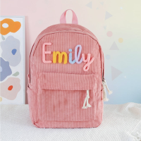 Kids Backpack – Gepersonaliseerde Rugzak voor Kinderen Roze Gekleurd | Educatief Speelgoed