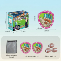 FlexiCatch – Zacht & Speels – Sticky Sportballen Rugby / Roze / 3 | Educatief Speelgoed