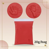 Baby Imprint Clay Kit – Herinnering & Uniek – Klei Afdruk Set Rood – Starter set | Educatief Speelgoed