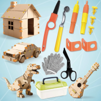 ToolMaster – Ultieme gereedschapsset voor kartonnen bouwers – Kindergereedschapsset | Educatief Speelgoed