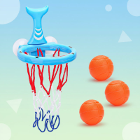 BathBounce – Interactief & Leuk – Basketbal in Bad Speelset Blauwe Walvis | Educatief Speelgoed