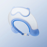 SplashGuard – Comfortabel & Praktisch – Baby Douchekap met Gezichtsbescherming Blauw | Educatief Speelgoed