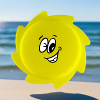 SplashDisk – Zomer & Leuk – Siliconen Water Frisbee Geel B | Educatief Speelgoed