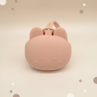 Personalized Pacifier Case – Gegraveerd & Praktisch – Gepersonaliseerde fopspeen houder Zachte perzik | Educatief Speelgoed