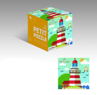 Tiny Brain Boost™ – Leren Met Plezier – Dieren Kinderpuzzel Vuurtoren | Educatief Speelgoed