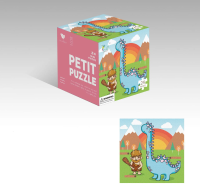 Tiny Brain Boost™ – Leren Met Plezier – Dieren Kinderpuzzel Blauw Dino | Educatief Speelgoed