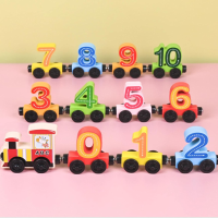 Tiny Express™ – Kleuren & Vormen   Houten Treinspeelgoed Nummer | Educatief Speelgoed