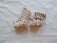 Mini Fashion™   Warm & Stijlvol   Gebreide Babyslofjes Licht Grijs / S (0 6 maanden) | Educatief Speelgoed