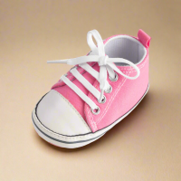 LittleTrend – Schattig & Veilig – Baby Sneakers Roze wit / 0 6 maanden | Educatief Speelgoed