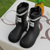 RainGuard – Veilig & Droog – Kinderregenlaarzen met Antislip Zwart / 33 (9–10 jaar) | Educatief Speelgoed