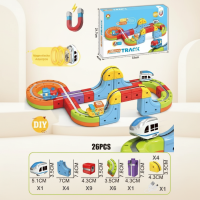 MagniTrack – Creatief & Elektrisch – Anti Gravity Elektrische Trein 26 stuks | Educatief Speelgoed