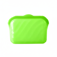 MealSaver – Praktisch & Herbruikbaar – Siliconen Bewaarzak voor Voedsel Groen / Groot | Educatief Speelgoed