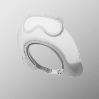 SplashGuard – Comfortabel & Praktisch – Baby Douchekap met Gezichtsbescherming Grijs | Educatief Speelgoed