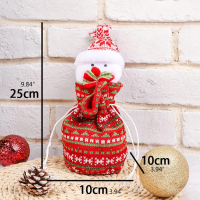 MerryBags – Luxe & Herbruikbaar   Feestelijke Kerst Cadeauzakjes Wollen sneeuwpop | Educatief Speelgoed