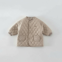 BonitoWear – Gezellig en warm – Gewatteerde jas voor kinderen Beige / 110 (3 4 jaar) | Educatief Speelgoed