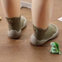 BareFoot – Natuurlijk Lopen – Babyschoenen Met Flexibele Zool Legergroen / 24–25 (1.5 2 Jaar) | Educatief Speelgoed