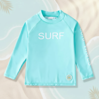 SunShield – Beschermend & Soepel – Kinder SurfShirt met Lange Mouwen en UPF 50+ Aqua Blauw / 150 (10–11 jaar) | Educatief Speelgoed