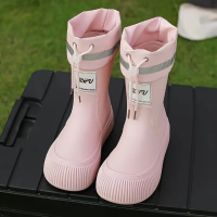 RainGuard – Veilig & Droog – Kinderregenlaarzen met Antislip Lichtroze / 36 (12–13 jaar) | Educatief Speelgoed