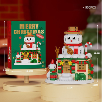 SnowieBlocks – schattig & leuk – Kerst Bouwblokjes Grote Sneeuwpop | Educatief Speelgoed