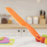 MiniChef – Veilig & Kindvriendelijk – Kinder Snijmes Oranje | Educatief Speelgoed